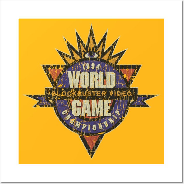 Blockbuster Video World Game Championship 1994 Wall Art by JCD666